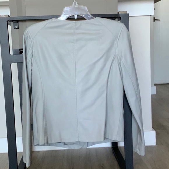 🌹NWT Alfani Petites Pleather Jacket Petite Medium - Picture 9 of 10